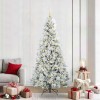 VidaXL Brad de Crăciun artificial cu ramuri articulare Verde 210 cm 3397501
