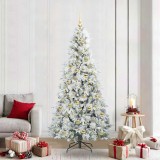 vidaXL Brad de Crăciun artificial cu ramuri articulare Verde 210 cm 3397501