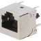 Soclu RJ45 8p8c Aurit pentru PCB THT Drept
