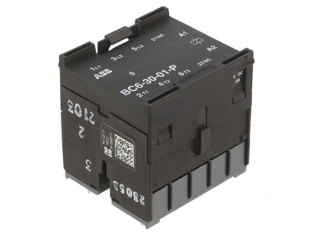 Contactor cu 3-poluri și contact auxiliar NC 24VDC