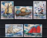 BURUNDI 2013 - Nave medievale/ serie completa MNH