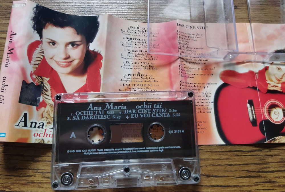 Ana Maria – Ochii Tăi [caseta audio originala, holograma], Casete audio,  cat music | Okazii.ro