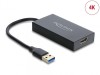 Adaptor USB-A la HDMI 4K30Hz T-M 0.2m, Delock 62144