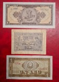 Lot 3 x 1 leu Romania, 1 leu 1952 + 1 leu 1920 + 1 leu 1966