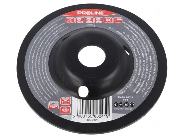Grinding Wheel 125mm with Rasp