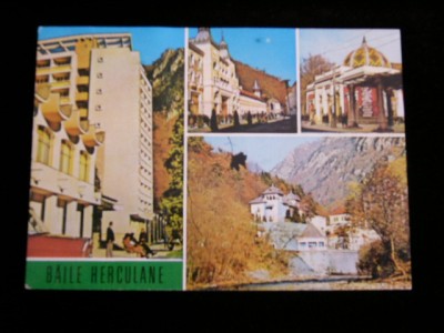 QW23 B - Carte postala - tematica turism - vedere - Romania - Baile Herculane 29 foto