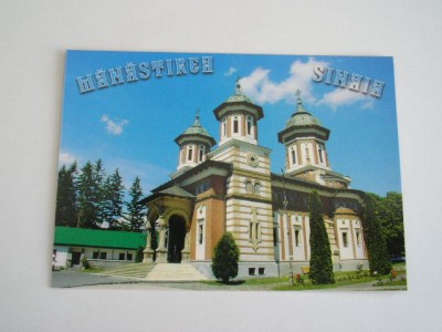 QW25 MS - Carte postala - tematica manastiri - vedere - Manastirea Sinaia 4 foto