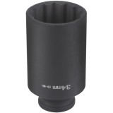 Tubulara stelata lunga de impact 34 mm, 1/2