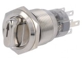 Comutator rotativ 3 poziții DP4T 0,5A 220VAC 1A 24VDC