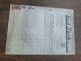FACTURA UZINELE RUD.SACK, COS. ANONIMA, 1945