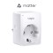 PRIZA inteligenta TP-LINK, certificare matter, Schuko x 1, conectare prin Schuko (T), 10 A, programare prin smartphone, Bluetooth, WiFi, alb &quot;Tapo P10