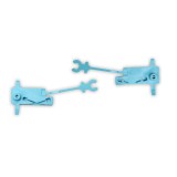 Set cleme reparatie macara geam Fiat Ducato, Renault Master