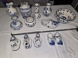 Colecție de obiecte ceramice tip "Delft"