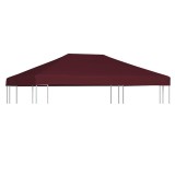 Cumpara ieftin Acoperiș pentru pavilion, 310 g/m&sup2;, roșu bordo, 3 x 4 m