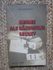 Paul Stefanescu - Enigme ale razboiului secret foto