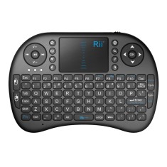 Mini tastatura bluetooth cu touchpad pentru smart tv, ps3, pc, android, linux, rii i8 foto