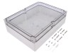 SPELSBERG Carcasa universala ABS Gri IP67 IK07 Capac Policarbonat Dimensiuni 232x302x90mm
