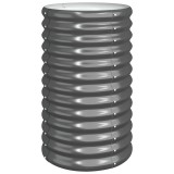 Cumpara ieftin Jardiniera antracit 40x40x68 cm otel galvanizat