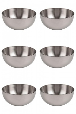 Set Boluri pentru Salata, 6 piese, 3.5 L, Metal, Argintiu foto