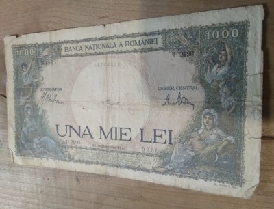 Romania 1000 lei 10 sept 1941 foto