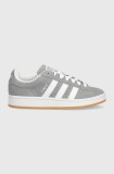 adidas Originals sneakers din piele &icirc;ntoarsă Campus 00s culoarea gri HQ6507