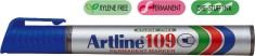 Permanent Marker Artline 109, Corp Plastic, Varf Tesit 2.0-5.0mm - Albastru foto