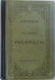 LES QUATRE PHILIPPIQUES par DEMOSTHENE -text grec et notes en francais par H. WEIL , 1898