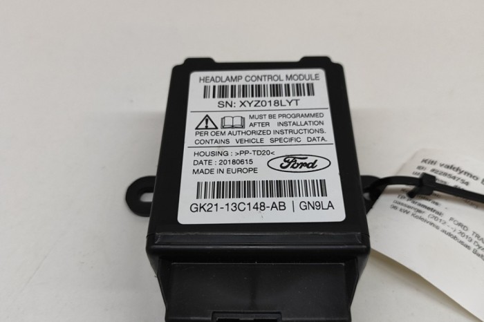 Modul de control far FORD TRANSIT CUSTOM Minibus / passenger 2019 OEM: GK21-13C148-AB 22854754