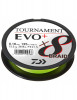 Fir Textil Daiwa Tournament 8X Braid Evo+, Culoare Chartreuse, 135m,Variante Fire 0.14 mm