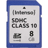 Card de memorie SDHC, clasa 10, 4 GB, albastru,INTENSO