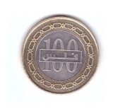 Moneda Bahrain 100 fils 2005, stare buna, curata