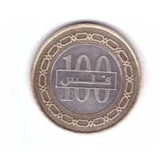 Moneda Bahrain 100 fils 2005, stare buna, curata