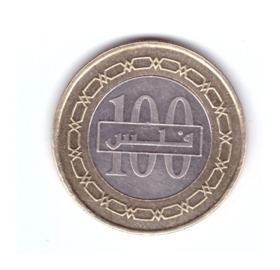Moneda Bahrain 100 fils 2005, stare buna, curata foto