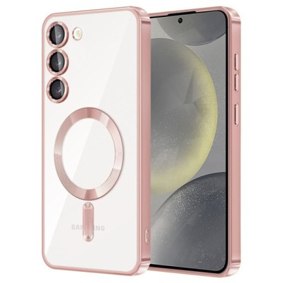 Husa pentru Samsung Galaxy S23 Plus - Techsuit Luxury Crystal MagSafe - Pink foto