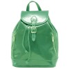 Rucasac dama din piele naturala, verde, R110V