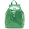 Rucasac dama din piele naturala, verde, R110V