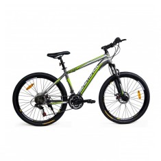 Bicicleta MTB MalTrack Sport Gray cu 21 Viteze, Roti 26 Inch, Mountain Bike