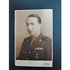 Fotografie tip Carte Postala, militare, perioada interbelica, necirculata