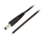 Cablu Alimentare DC 4,8/1,7mm Negru 0,5m