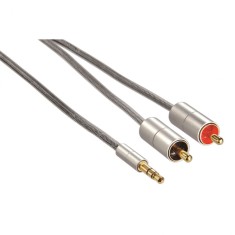 Cablu audio Hama 80865 3.5 mm stereo jack plug - 2x RCA plug, 2m foto