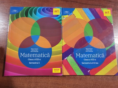 Matematica clasa a VIII a Semestrul I si II- Marius Perianu,M.Fianu,D.Heuberger foto