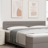 Cumpara ieftin Tăblie cap cu headboard Manual Gri taupe 200 cm țesătură