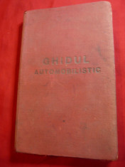 Ghidul Automobilistic 1958 -Ed. Cailor Ferate si Dir.Topografica Militara -Harti foto