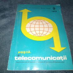 REVISTA POSTA SI TELECOMUNICATII NR 9 1973