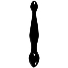 Dildo Sticla Kinx "Dual Teaser" 18,5 cm - Negru##