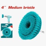 TOTAL - PERIE DURITATE MEDIE 4&#039;&#039; PENTRU PARDOSELI, GRESIE, FAIANTA PowerTool TopQuality