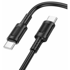 Cablu Date si Incarcare Type-C la Type-C Borofone BX111 Feliz 1m 3A Negru