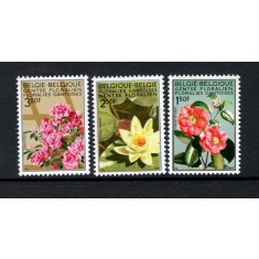 Belgia 1970 - Flori, expoziție, serie neuzata