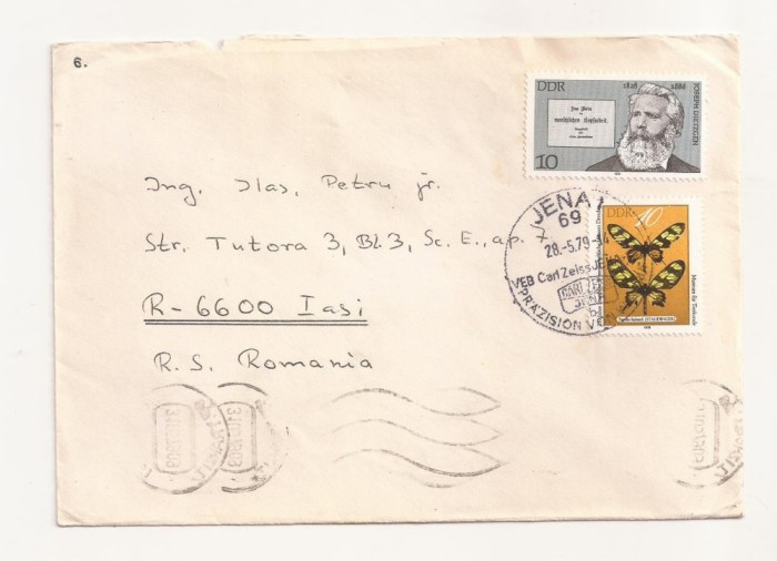 FD20 - Plic Circulat international Germania - Romania , 1979