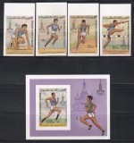 Mauritania 1979 - Anul Preolimpic, Serie NDT + Colita DE LUX NDT + 4 Colite DE LUX, NDT, SET COMPLET, 4 POZE, MNH